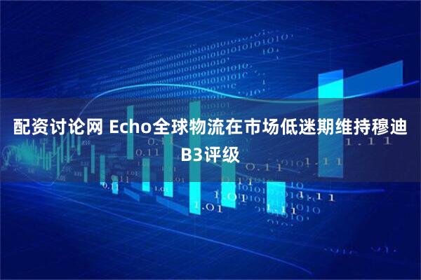 配资讨论网 Echo全球物流在市场低迷期维持穆迪B3评级